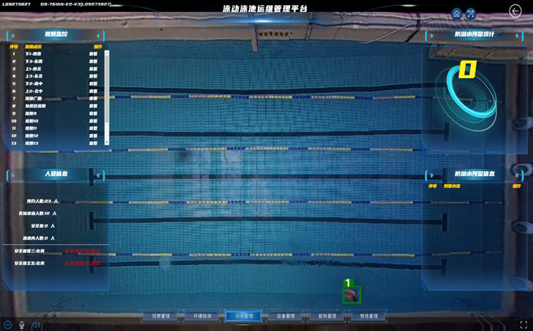“泳动”游泳池防溺水报警系统——人工智能防溺水报警